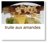 truite aux amandes