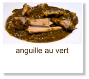 anguille au vert