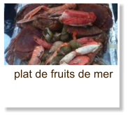 plat de fruits de mer