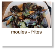 moules - frites