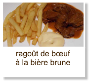 ragoût de bœuf à la bière brune