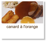 canard à l'orange