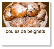 boules de beignets