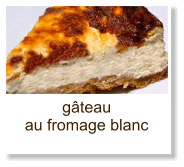 gâteau au fromage blanc