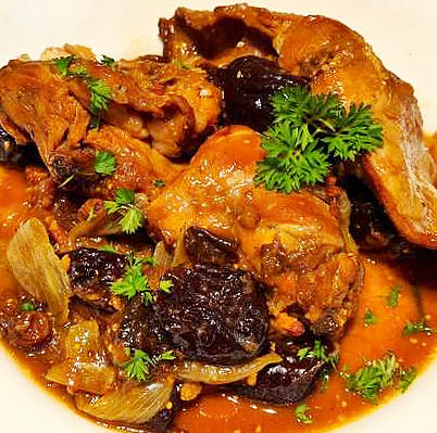 lapin aux prunes avec Trappiste