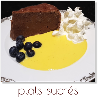 plats sucrés