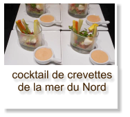 cocktail de crevettes de la mer du Nord