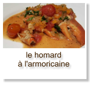 le homard à l'armoricaine