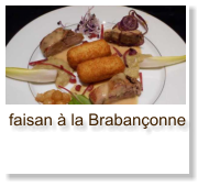 faisan à la Brabançonne