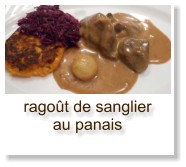 ragoût de sanglier au panais