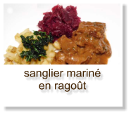 sanglier mariné en ragoût