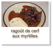 ragoût de cerf aux myrtilles