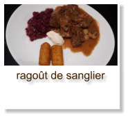 ragoût de sanglier