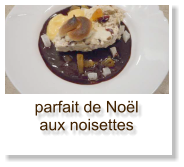 parfait de Noël aux noisettes