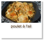 poulet à l'ail