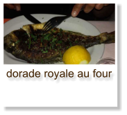 dorade royale au four