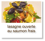 lasagne ouverte au saumon frais