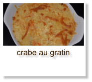 crabe au gratin