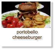 portobello cheeseburger