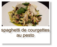 spaghetti de courgettes au pesto