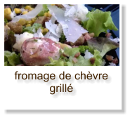 fromage de chèvre grillé