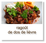 ragoût de dos de lièvre