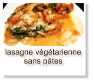 lasagne végétarienne sans pâtes