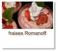 fraises Romanoff