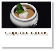 soupe aux marrons