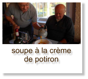 soupe à la crème de potiron