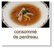 consommé de perdreau