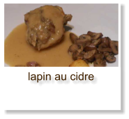 lapin au cidre