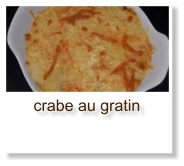 crabe au gratin