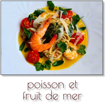 poisson et fruit de mer