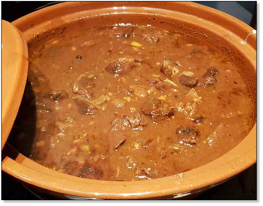 Tajine d'hiver au ragoût de gibier