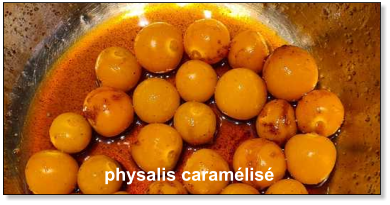 physalis caramélisé