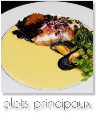 plats principaux