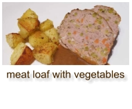 meat loaf with vegetables