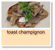 toast champignon