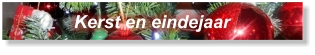 Kerst en eindejaar