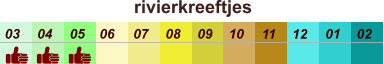 01 02 03 04 07 05 09 10 08 11 12 06 rivierkreeftjes