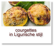 courgettes in Ligurische stijl