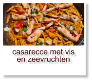 casarecce met vis en zeevruchten