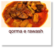 qorma e rawash