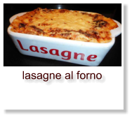 lasagne al forno