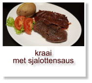 kraai met sjalottensaus