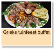 Grieks tuinfeest buffet