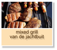 mixed grill van de jachtbuit