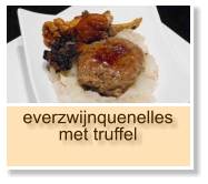 everzwijnquenelles met truffel