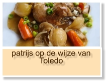 patrijs op de wijze van Toledo